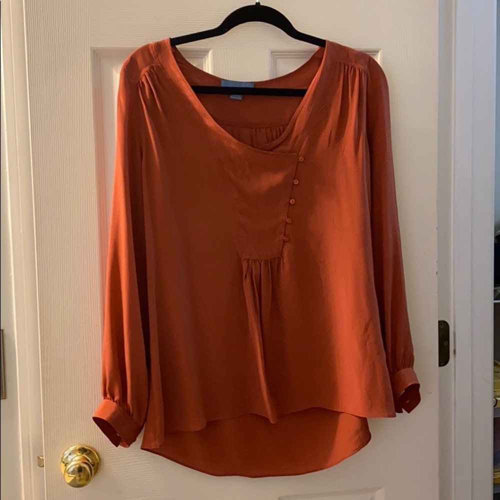 Lil Silk Pumpkin Blouse